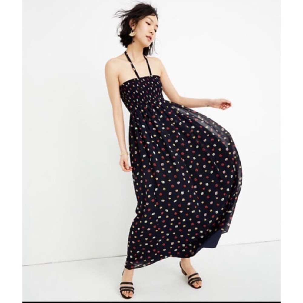 Madewell Coriander Halter Dress - XS